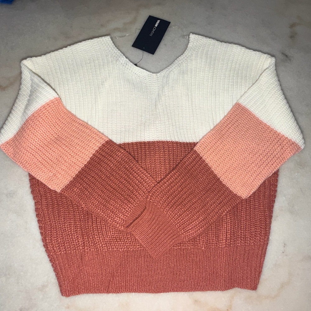 Fashion Nova Multicolor Knit Sweater